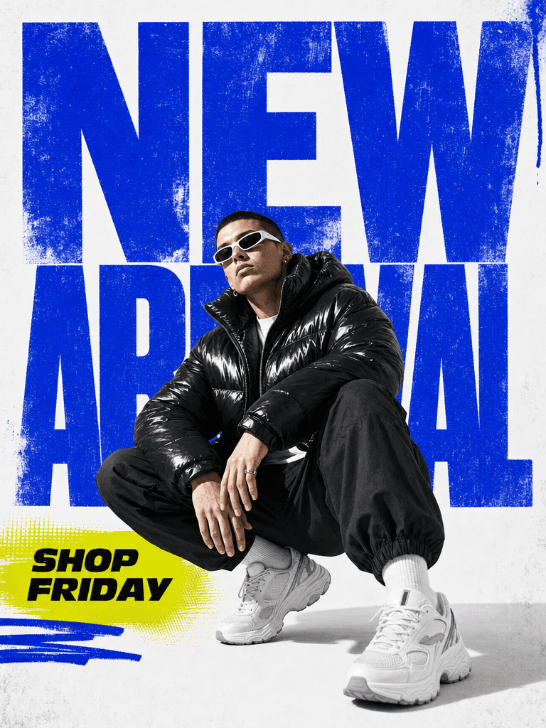 Streetwear ad creative